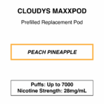 Cloudys Maxxpod - Disposable Replacement Pod - 28mg/ml Nicotine - Image 6