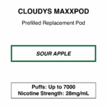 Cloudys Maxxpod - Disposable Replacement Pod - 28mg/ml Nicotine - Image 16