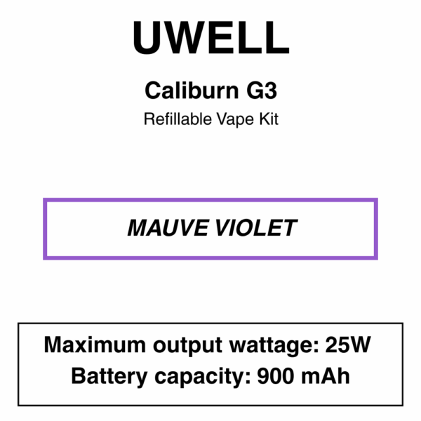 Uwell - Caliburn G3 - Pod Kit - Image 6