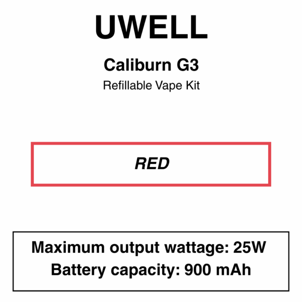 Uwell - Caliburn G3 - Pod Kit - Image 7