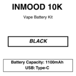 Inmood 10K Closed Pod Vape Kit - Battery Only - 1100mAh - 3 Variants - Image 4