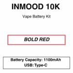 Inmood 10K Closed Pod Vape Kit - Battery Only - 1100mAh - 3 Variants - Image 3