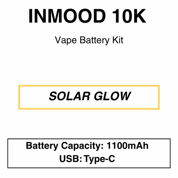 Inmood 10K Closed Pod Vape Kit - Battery Only - 1100mAh - 3 Variants - Image 5