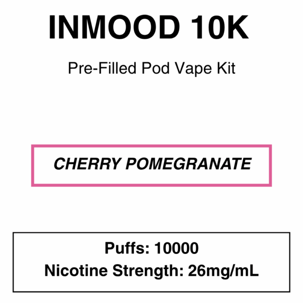 Inmood 10K Closed Pod Vape Kit with reusable battery - 10000 Puffs - Image 15