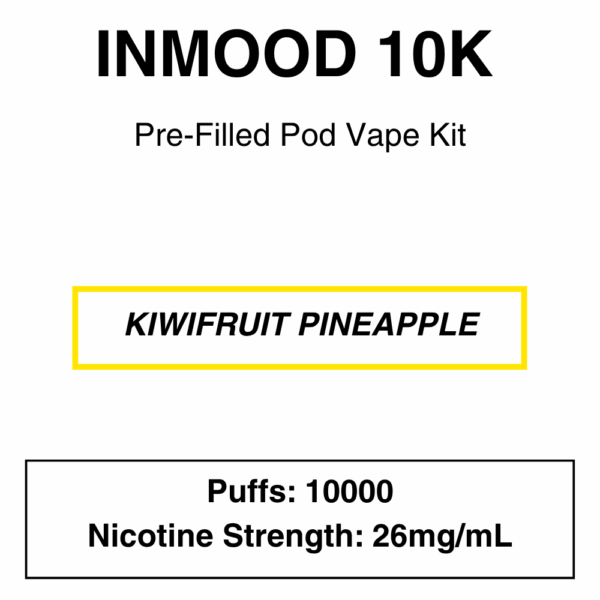 Inmood 10K Closed Pod Vape Kit with reusable battery - 10000 Puffs - Image 17