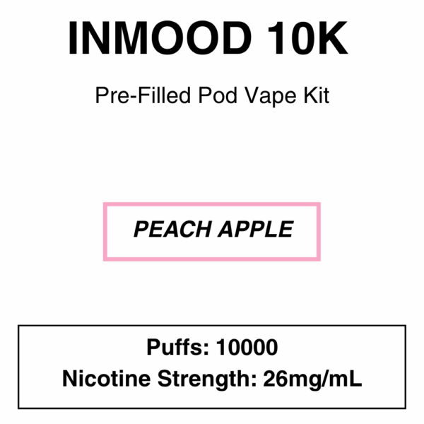 Inmood 10K Closed Pod Vape Kit with reusable battery - 10000 Puffs - Image 14
