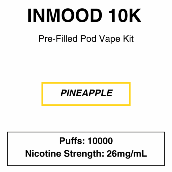 Inmood 10K Closed Pod Vape Kit with reusable battery - 10000 Puffs - Image 21
