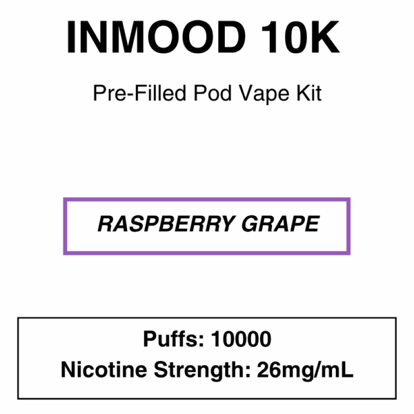 Inmood 10K Closed Pod Vape Kit with reusable battery - 10000 Puffs - Image 9