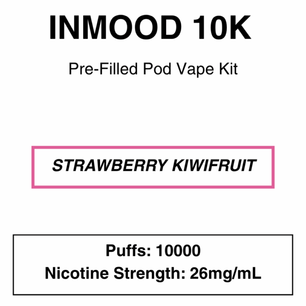 Inmood 10K Closed Pod Vape Kit with reusable battery - 10000 Puffs - Image 20