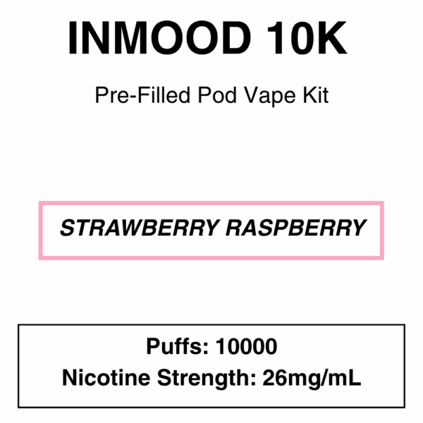 Inmood 10K Closed Pod Vape Kit with reusable battery - 10000 Puffs - Image 16