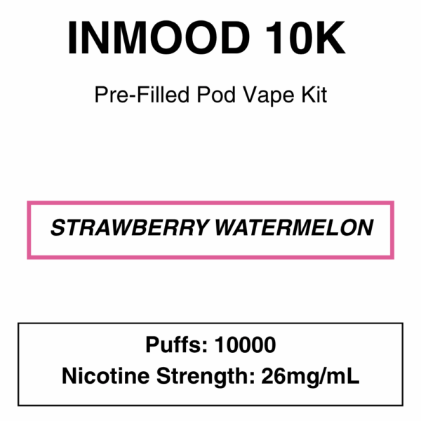 Inmood 10K Closed Pod Vape Kit with reusable battery - 10000 Puffs - Image 12