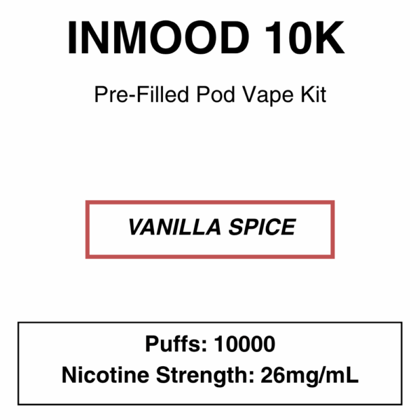 Inmood 10K Closed Pod Vape Kit with reusable battery - 10000 Puffs - Image 11