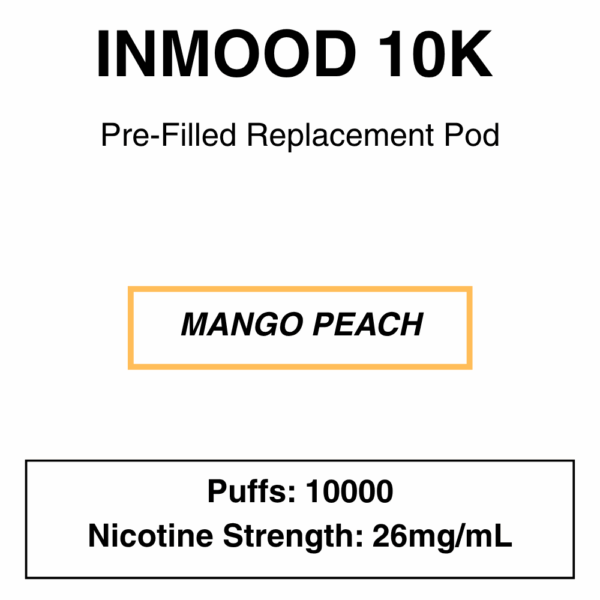 Inmood 10K Closed Pod Vape - Replacement Pods - 10000 Puffs - Image 2
