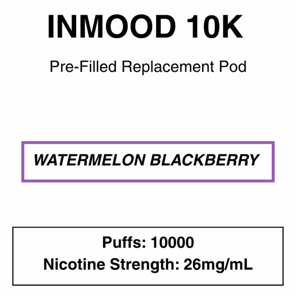 Inmood 10K Closed Pod Vape - Replacement Pods - 10000 Puffs - Image 13