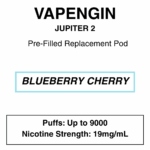 Vapengine - Jupiter 2 .0 - Replacement Pod 9000puffs - 19mg/ml Nicotine - 24 Flavours - Image 31