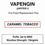 Vapengine - Jupiter 2 .0 - Replacement Pod 9000puffs - 19mg/ml Nicotine - 24 Flavours - Image 30