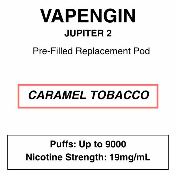 Vapengine - Jupiter 2 .0 - Replacement Pod 9000puffs - 19mg/ml Nicotine - 24 Flavours - Image 30