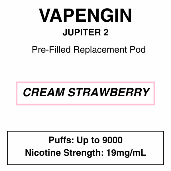 Vapengine - Jupiter 2 .0 - Replacement Pod 9000puffs - 19mg/ml Nicotine - 24 Flavours - Image 27