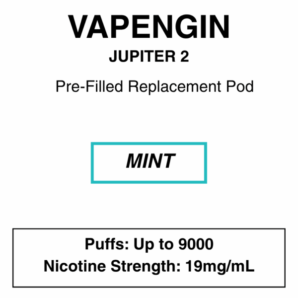 Vapengine - Jupiter 2 .0 - Replacement Pod 9000puffs - 19mg/ml Nicotine - 24 Flavours - Image 22