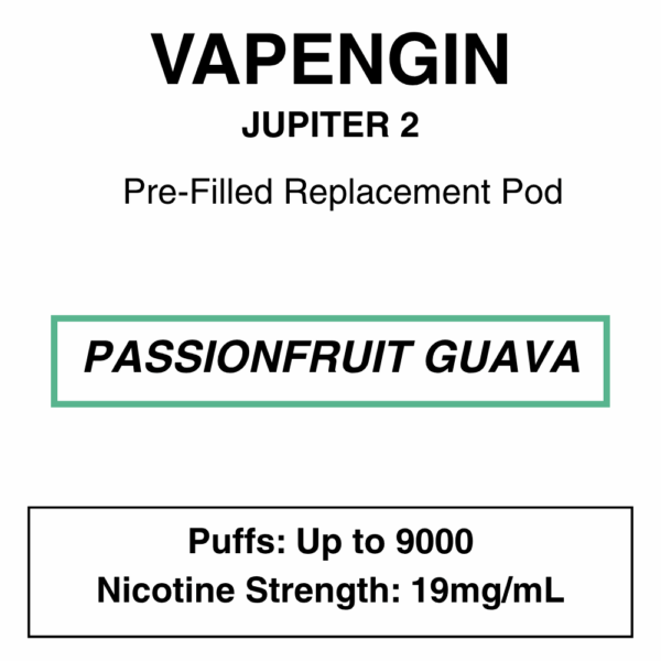 Vapengine - Jupiter 2 .0 - Replacement Pod 9000puffs - 19mg/ml Nicotine - 24 Flavours - Image 23