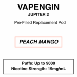 Vapengine - Jupiter 2 .0 - Replacement Pod 9000puffs - 19mg/ml Nicotine - 24 Flavours - Image 21