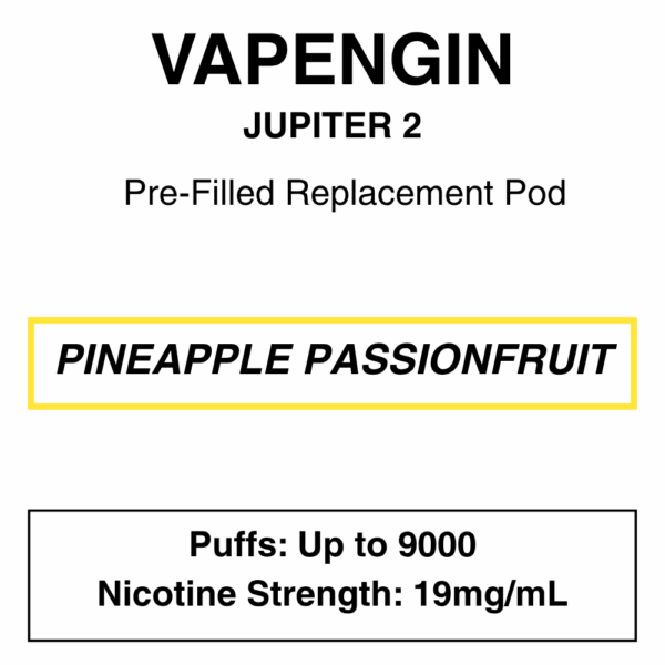 Vapengine - Jupiter 2 .0 - Replacement Pod 9000puffs - 19mg/ml Nicotine - 24 Flavours - Image 19