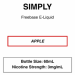 Simply-Freebase E-Liquid-60ml-3mg - Image 9