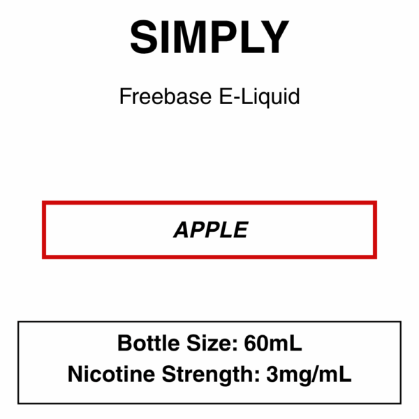 Simply-Freebase E-Liquid-60ml-3mg - Image 9