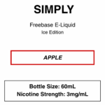 Simply-Freebase E-Liquid-60ml-3mg - Image 6