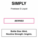 Simply-Freebase E-Liquid-60ml-3mg - Image 14