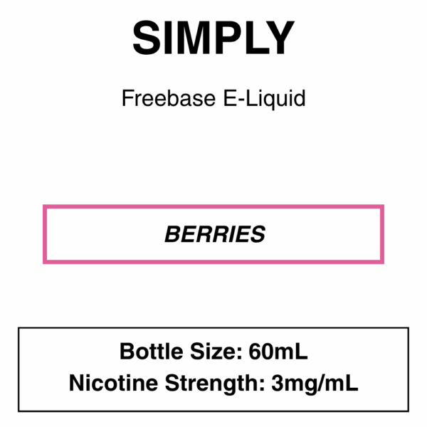 Simply-Freebase E-Liquid-60ml-3mg - Image 14