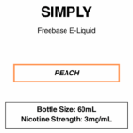 Simply-Freebase E-Liquid-60ml-3mg - Image 13