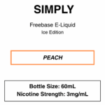 Simply-Freebase E-Liquid-60ml-3mg - Image 4