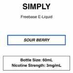 Simply-Freebase E-Liquid-60ml-3mg - Image 8