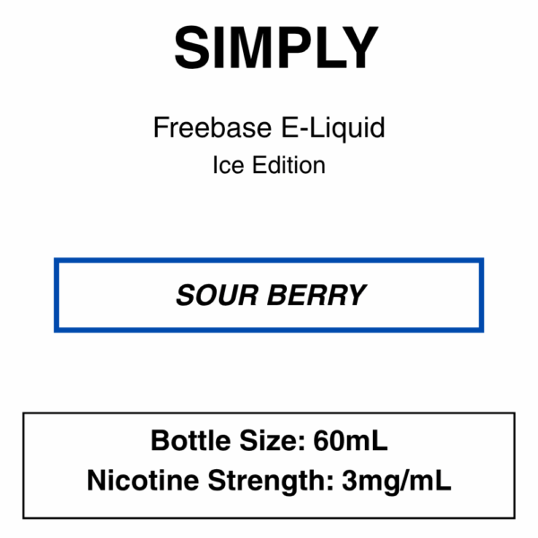 Simply-Freebase E-Liquid-60ml-3mg - Image 3