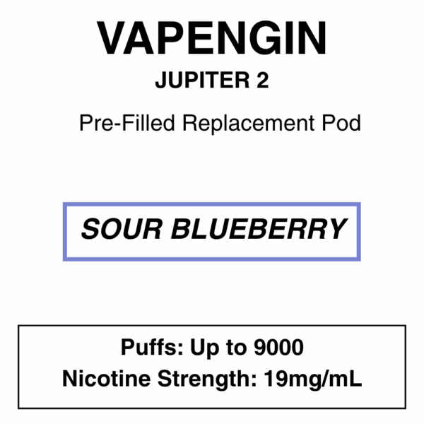 Vapengine - Jupiter 2 .0 - Replacement Pod 9000puffs - 19mg/ml Nicotine - 24 Flavours - Image 11