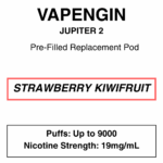 Vapengine - Jupiter 2 .0 - Replacement Pod 9000puffs - 19mg/ml Nicotine - 24 Flavours - Image 10
