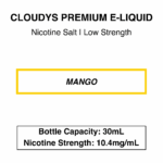 Mango - Cloudys Premium E- Liquid Nic Salt 30 ml - Image 2