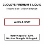 Vanilla Spice (Cola Vape)  - Cloudys Premium E- Liquid Nic Salt 30 ml - Image 3