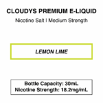 Lemon Lime - Cloudys Premium E- Liquid Nic Salt 30 ml - Image 3
