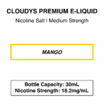 Mango - Cloudys Premium E- Liquid Nic Salt 30 ml - Image 3