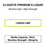 Lemon Lime - Cloudys Premium E- Liquid Nic Salt 30 ml - Image 4