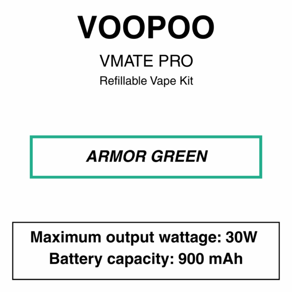 Voopoo - V Mate Pro - 900mAh - Starter Kit - Image 4