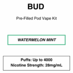 Bud - Closed Pod Vape Kit with reusable battery - 4000 Puffs - 28mg/ml Nicotine - Image 7