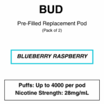 Bud - Replacement Pod - Pack of 2 (4000 Puffs each pod) - Image 2