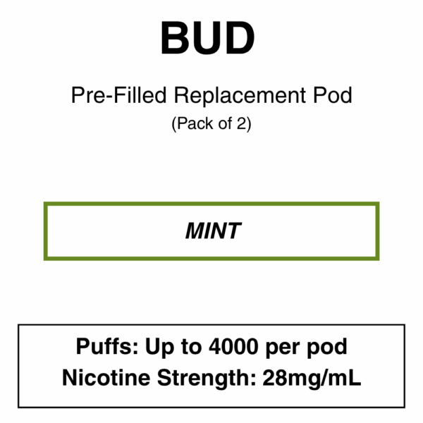 Bud - Replacement Pod - Pack of 2 (4000 Puffs each pod) - Image 7