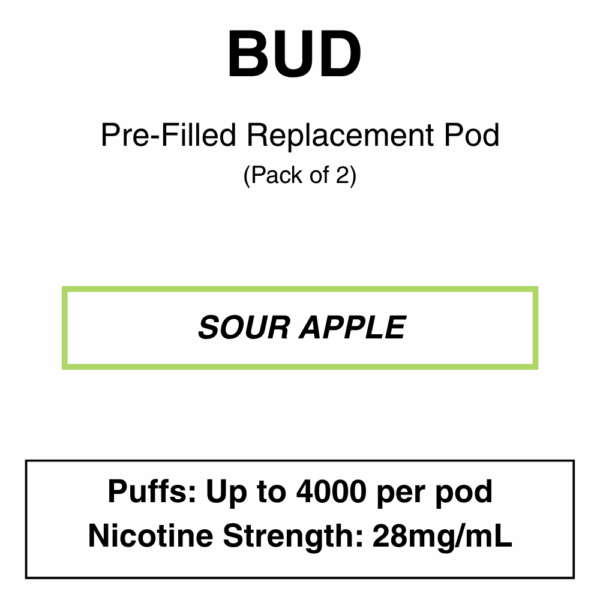 Bud - Replacement Pod - Pack of 2 (4000 Puffs each pod) - Image 10