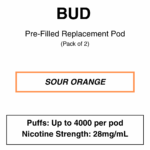 Bud - Replacement Pod - Pack of 2 (4000 Puffs each pod) - Image 11