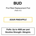 Bud - Replacement Pod - Pack of 2 (4000 Puffs each pod) - Image 12