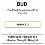 Bud - Replacement Pod - Pack of 2 (4000 Puffs each pod) - Image 16